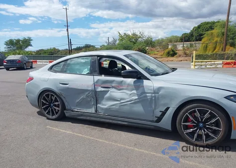 2024 BMW I4 Edrive40 из США, поврежденный, VIN WBY73AW07RFT27491